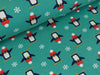 Baumwollsweat Cuddly Pinguine mint