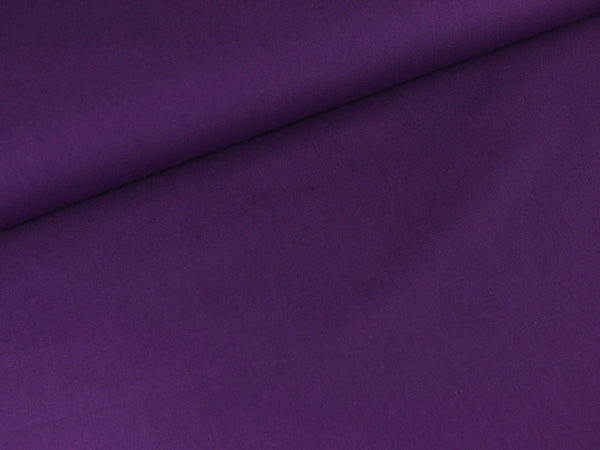 Baumwollstoff Heide lila uni