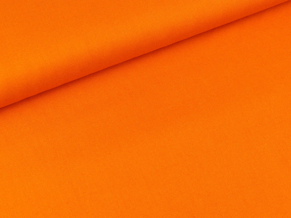 Baumwollstoff Heide uni orange