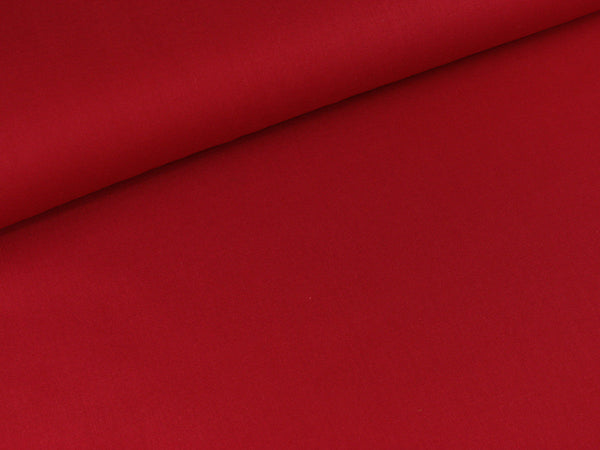 Baumwollstoff Heide weihnachtsrot uni