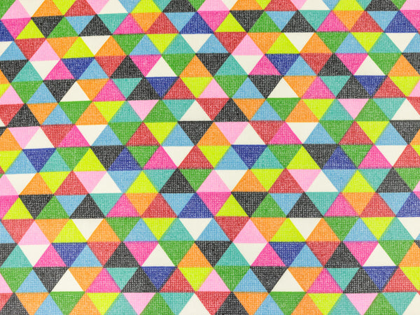 Geo Love Leona beschichtete Baumwolle Dreiecke bunt
