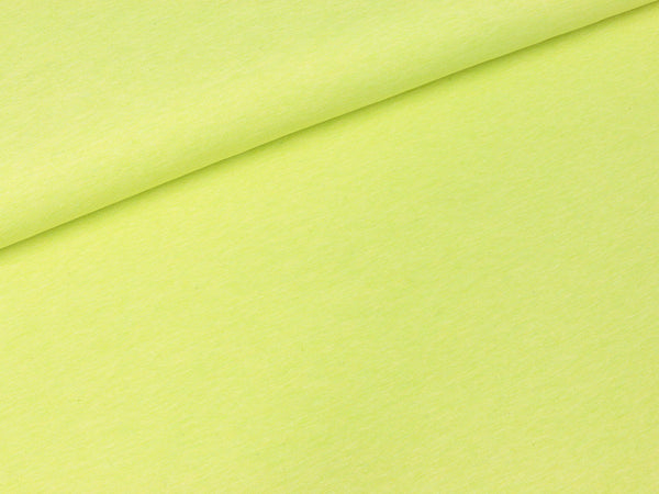 Baumwollsweat Jenna kiwi meliert uni