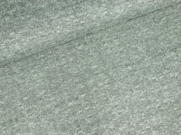 Leichter Strickstoff Lena hellgrau-grau meliert