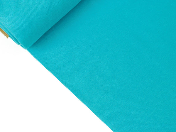 Glatte Bündchenware Heike türkis