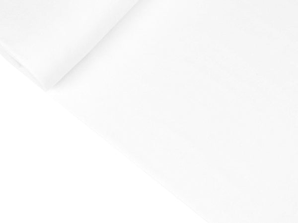 Glatte Bündchenware Heike weiß