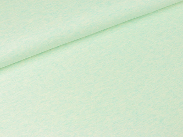 Baumwolljersey Jaro helles türkis meliert