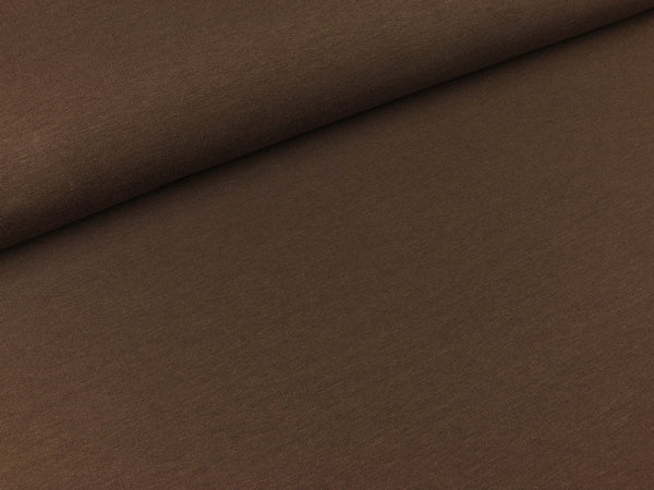 Leichter Sweat Maike braun uni