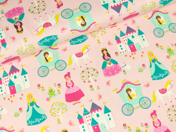 Baumwolljersey Simon Prinzessin rosa