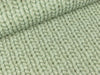 Reststück 65cm - Baumwollsweat Cosy Me Strickoptik graugrün by Cherry Picking