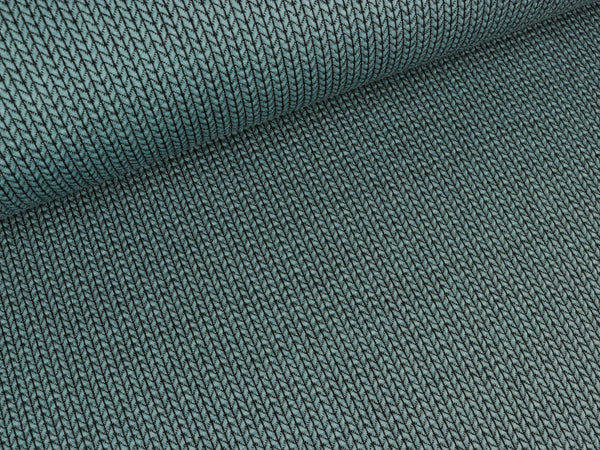 Reststück 34cm - Hamburger Liebe Hipster Square Knit Knit garda-blue navy