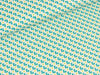 Reststück 38cm - Baumwoll-Webware Julia Kleeblätter petrol