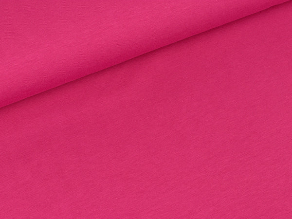 Reststück 27cm - Baumwolljersey Vanessa erika uni