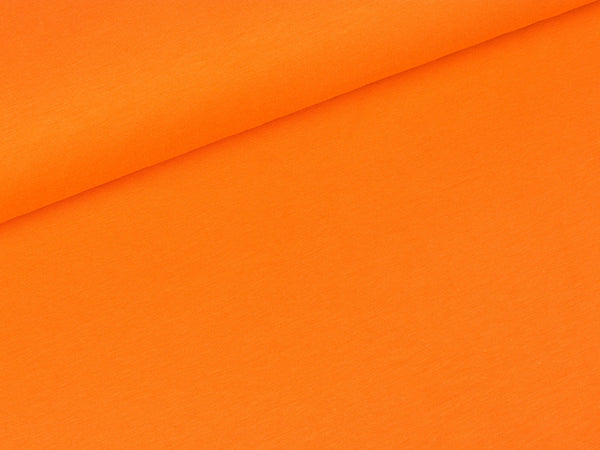 Reststück 22cm - Baumwolljersey Vanessa orange uni