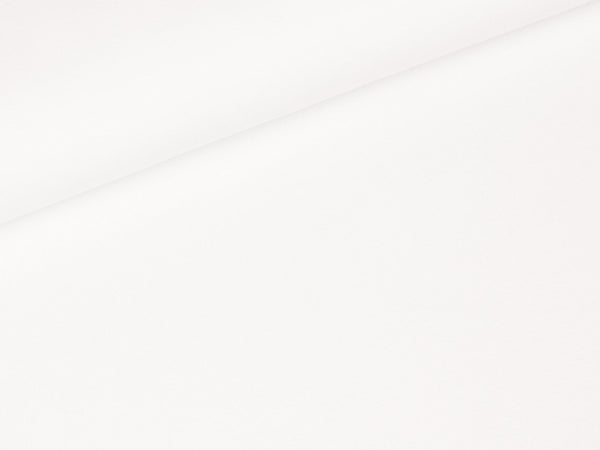 Reststück 23cm - Baumwolljersey Vanessa weiß uni