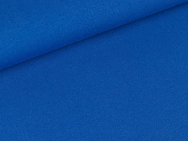 Reststück 16cm - Baumwolljersey Vanessa royalblau uni