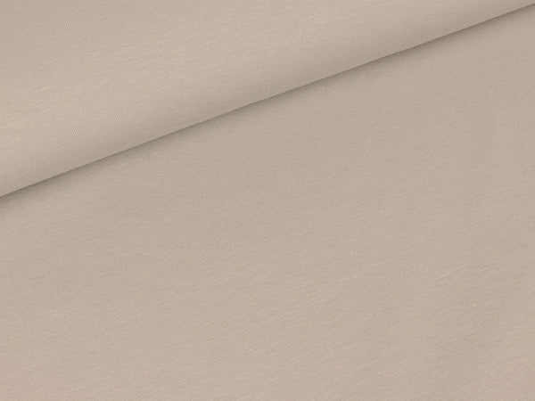 Reststück 40cm - Baumwolljersey Vanessa hellgrau uni