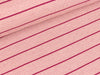 Hamburger Liebe Jacquardjersey Stripy Drizzle puder-ciclamino