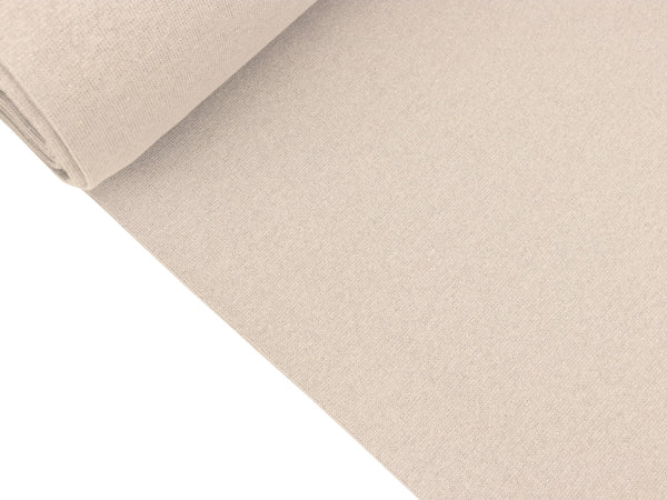 Glatte Bündchenware silber mit silberfarbenem Glitzer