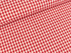 Baumwollstoff rot-weiß kariert 5mm