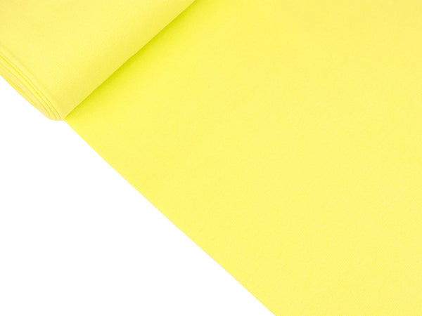 Glatte Bündchenware helles lime uni