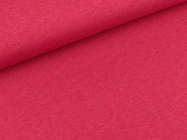 Bio-Single-Jersey lampone melange