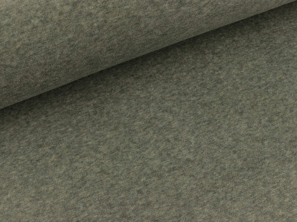 Bio Nickistoff grau meliert