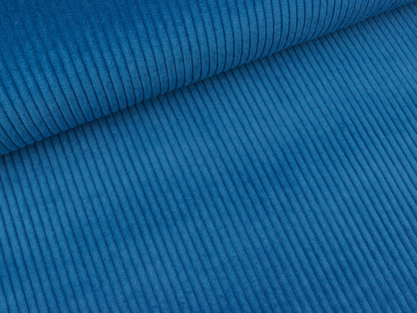 Breitcord royalblau uni