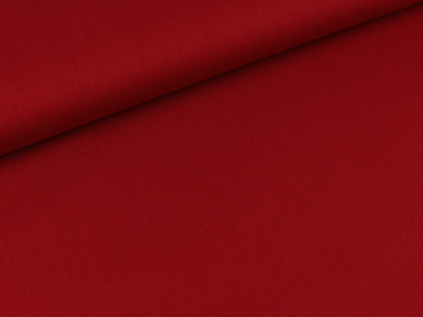 Baumwollstoff Heide burgundy uni