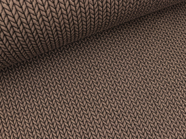 Hamburger Liebe Pattern Love Big Knit griglio londra-schwarz