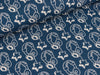 Hamburger Liebe Pattern Love Doubleface Jacquard Jersey Star Beat atlantic