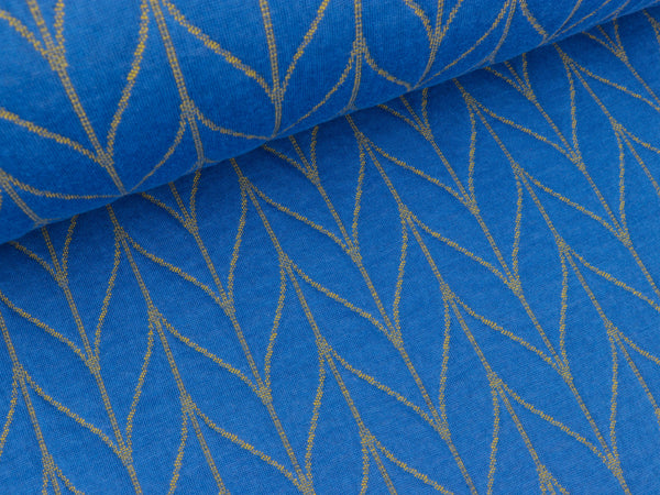 Hamburger Liebe Jacquard Pattern Love Knit Step bluette