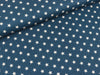 Baumwollstoff Carrie Sterne weiß auf jeansblau