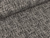 Baumwolljersey Vera Criss Cross hellgrau-schwarz