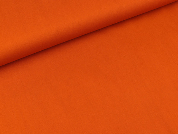 Baumwollstoff Heide terracotta uni