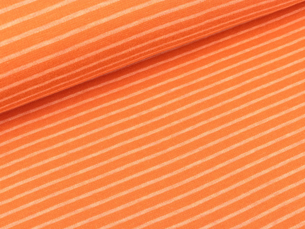 Hamburger Liebe Jacquardjersey Melange Double Stripe aragosta-patio