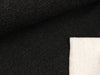 Reststück 47cm - Lammfleece schwarz meliert