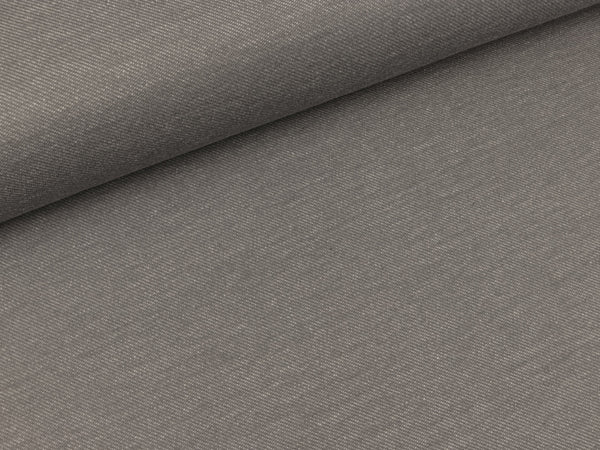 Jeansjersey Austin mittelgrau meliert