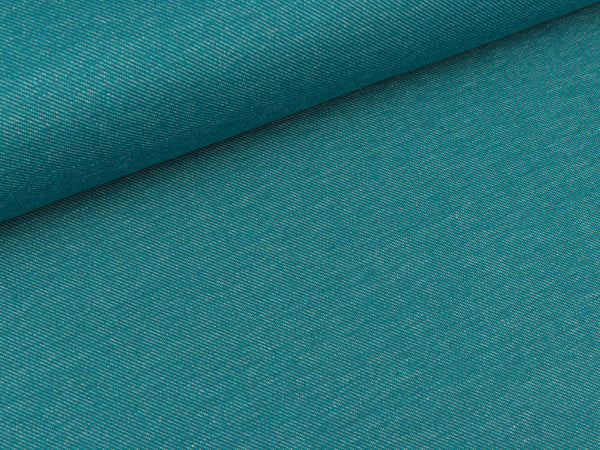 Jeansjersey Austin petrol meliert