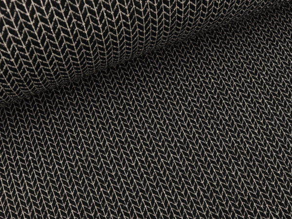 Hamburger Liebe GLAM Big Knit schwarz-mittelgrau meliert