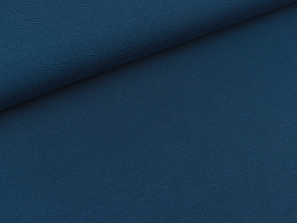 Baumwolljersey lapis blue uni