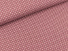 Baumwolljersey Pünktchen hellgrau auf Mauve