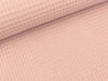 Waffelpiqué rosenquarz uni