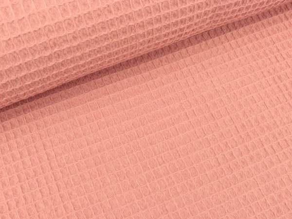 Waffelpiqué blush uni
