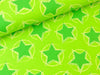 Baumwolljersey Stars in the Middle lime-grün