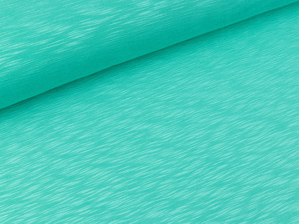 Slub Viskosejersey Milena mint meliert uni