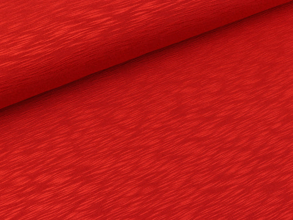 Slub Viskosejersey Milena rot meliert uni