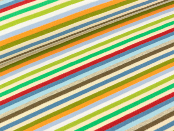 Baumwolljersey Gala Ringel multicolour