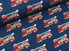 Baumwolljersey Fire Truck dunkelblau