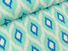 Hamburger Liebe 3 Farb-Jacquardjersey Ikat verdino