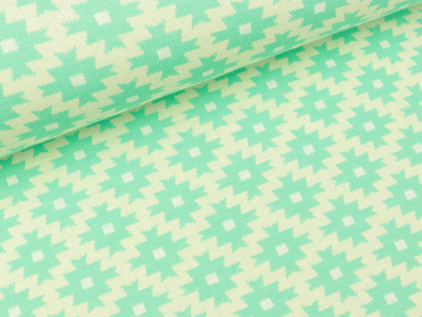 Hamburger Liebe 3 Farb-Jacquardjersey Lil' Ikat verdino